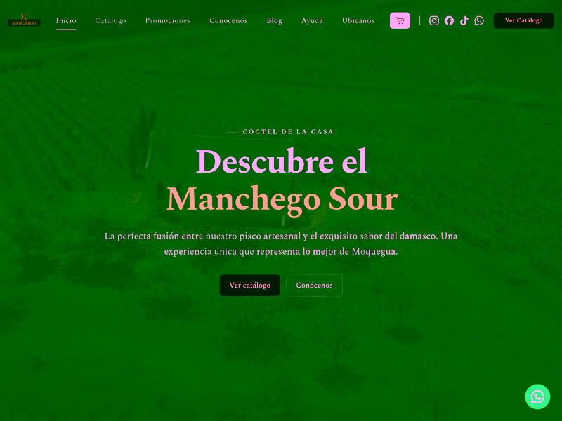 Desarrollo web corporativo: sitio de Bodega Manchego, proyecto reciente de RenovaBit