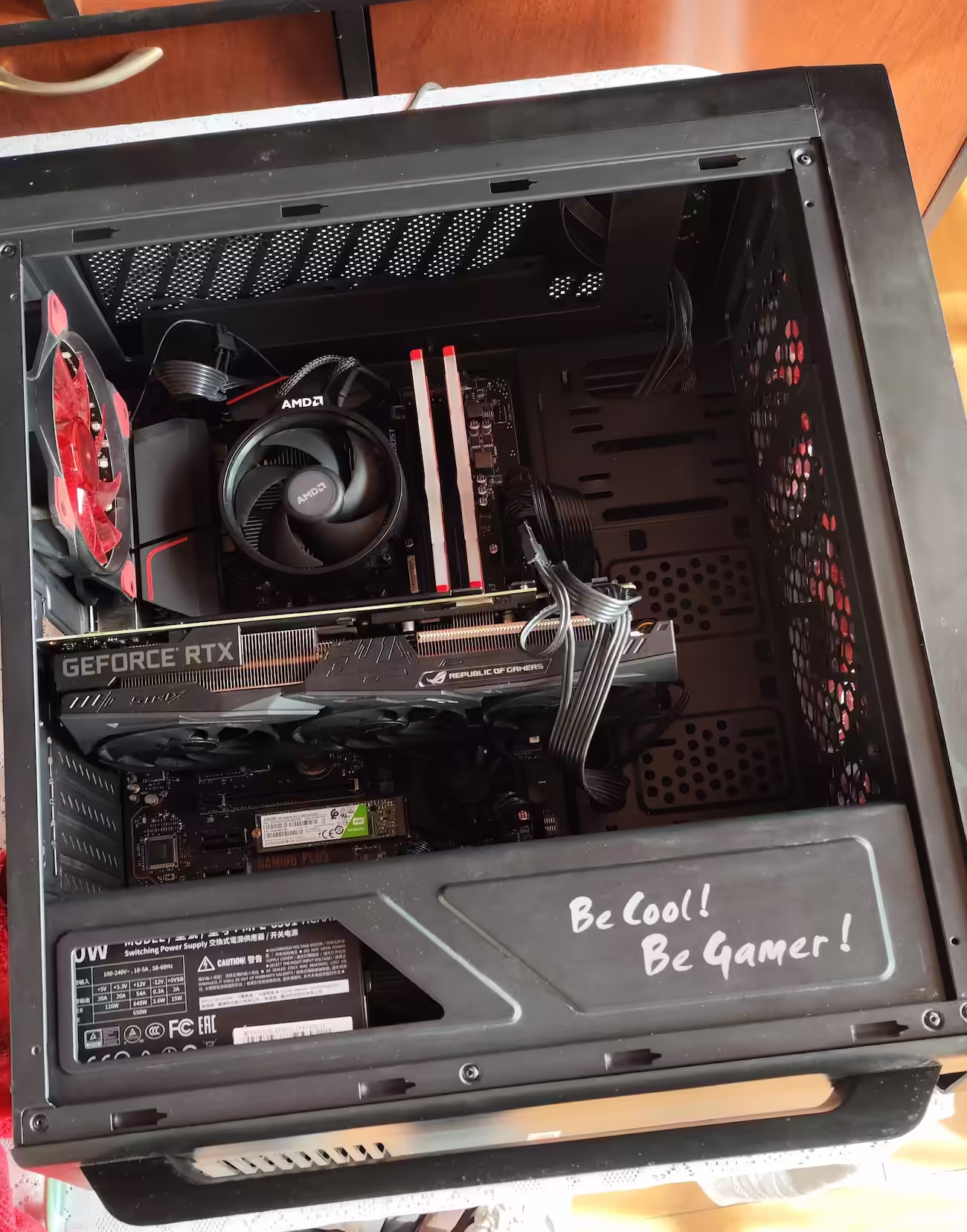 Imagen de la pc de Sr. Lucio después de un mantenimiento a domicilio